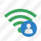 Wi Fi Green User Icon