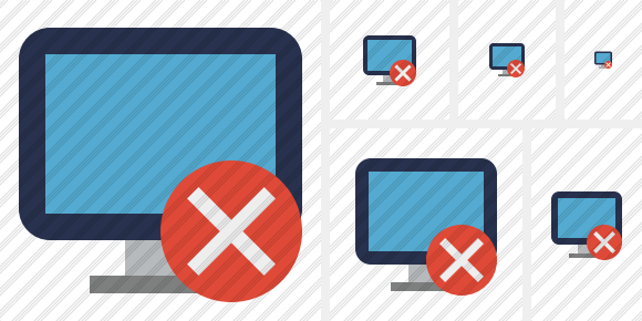 Monitor Cancel Icon