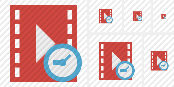 Movie Clock Icon