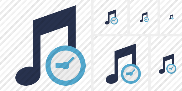 Music Clock Icon