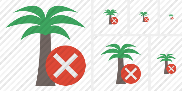 Palmtree Cancel Icon