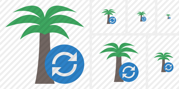 Palmtree Refresh Icon