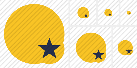 Point Yellow Star Icon