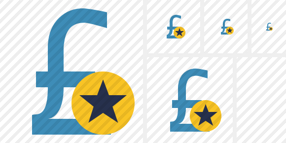 Pound Star Icon