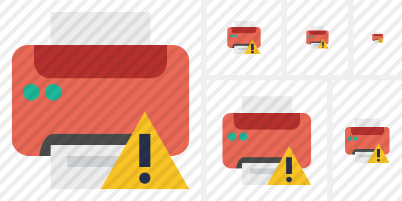 Print Warning Icon