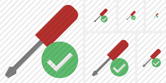 Screwdriver Ok Icon