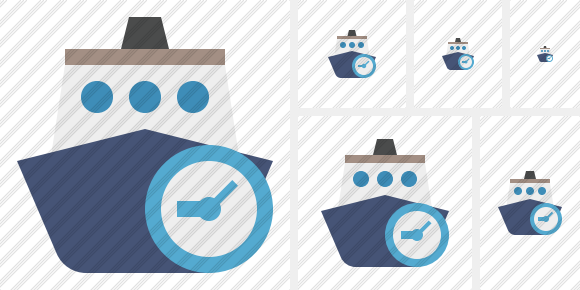 Ship 2 Clock Icon