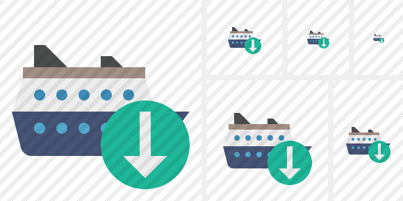 Ship Download Icon