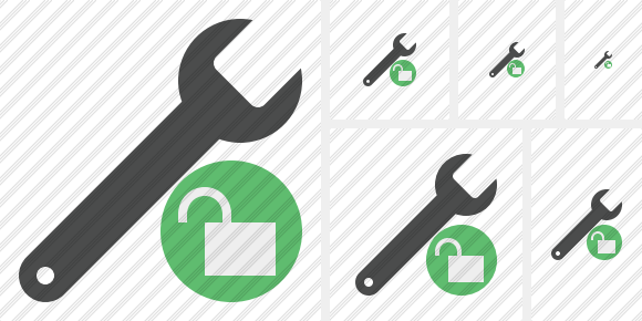 Spanner Unlock Icon