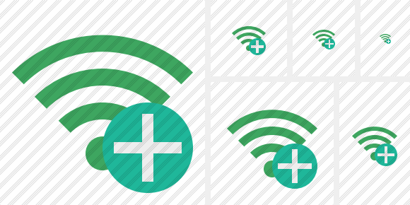 Wi Fi Green Add Icon