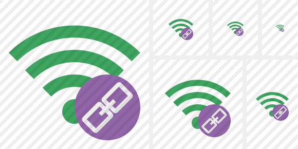 Wi Fi Green Link Icon