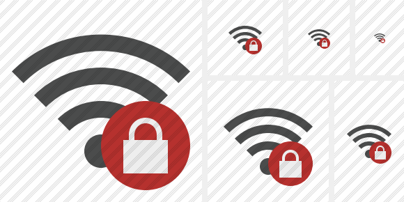 Wi Fi Lock Icon