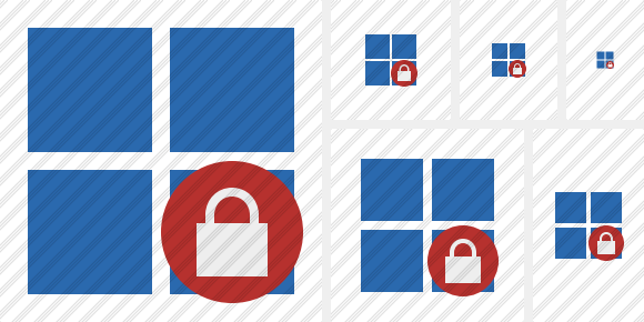 Windows Lock Icon