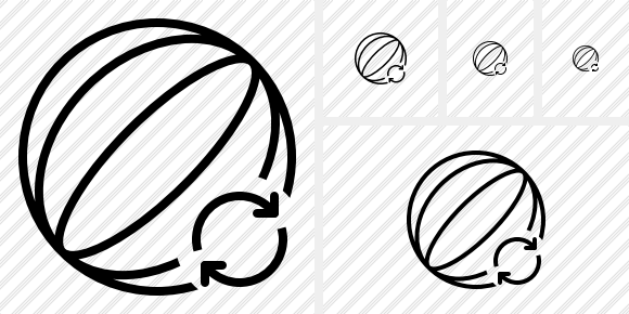 Beach Ball Refresh Icon