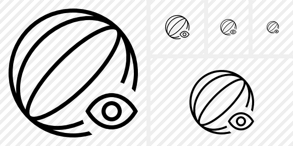 Beach Ball View Icon