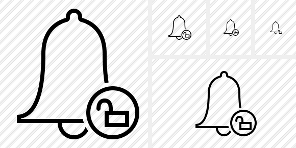 Bell Unlock Icon