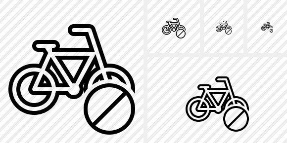 Bicycle Block Icon