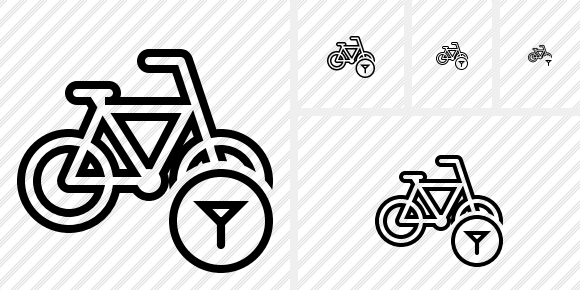 Bicycle Filter Icon