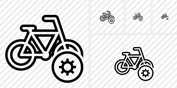 Bicycle Settings Icon