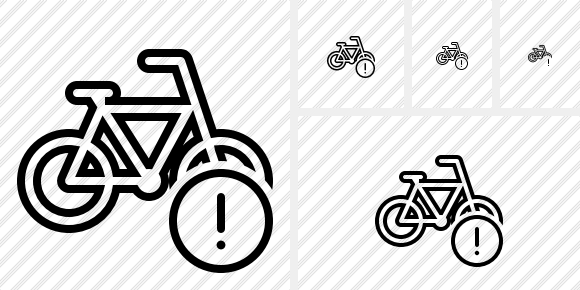 Bicycle Warning Icon