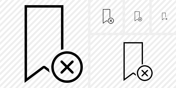 Bookmark Cancel Icon