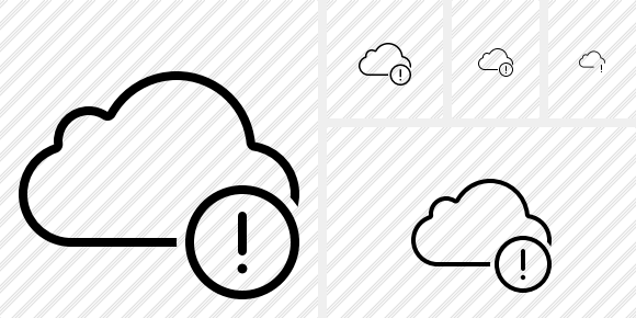 Cloud Warning Icon