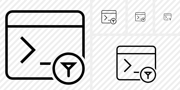 Command Prompt Filter Icon