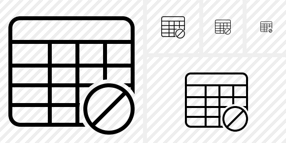 Database Table Block Icon