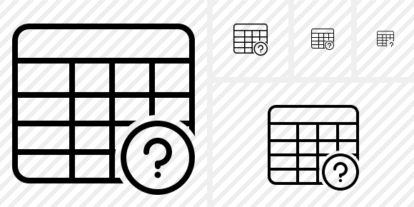 Database Table Help Icon