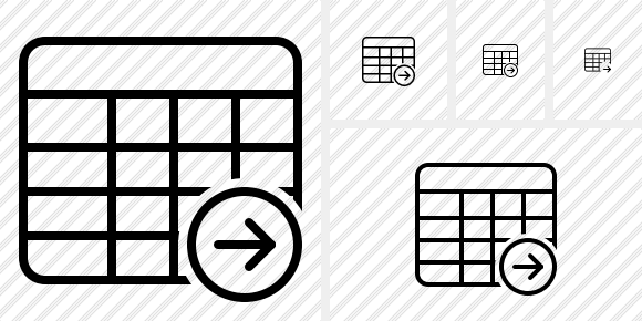 Database Table Next Icon