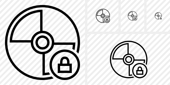 Disc Lock Icon