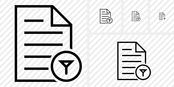 Document Filter Icon