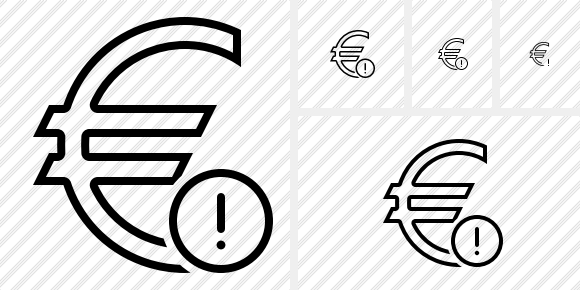 Euro Warning Icon
