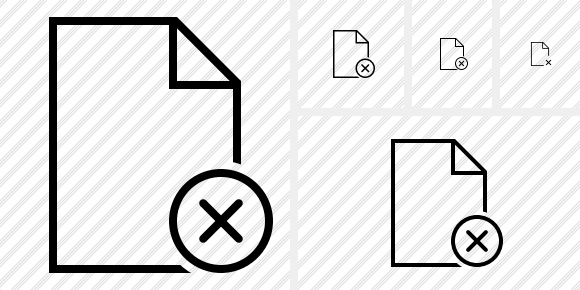 File Cancel Icon