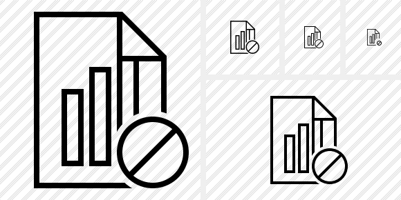 File Chart Block Icon