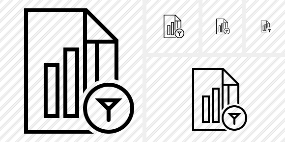 File Chart Filter Icon