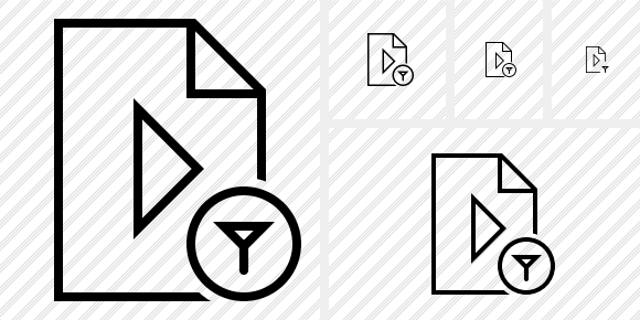 File Movie Filter Icon