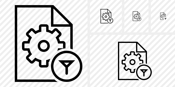 File Settings Filter Icon