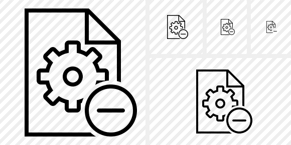 File Settings Remove Icon