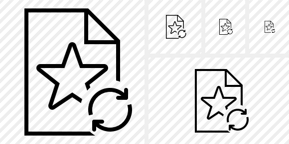 File Star Refresh Icon