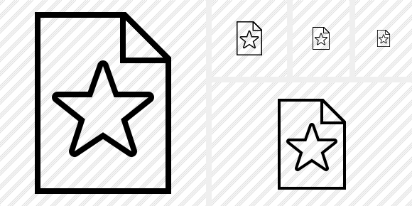 File Star Icon