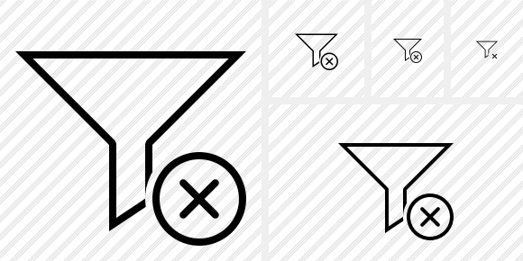Filter Cancel Icon