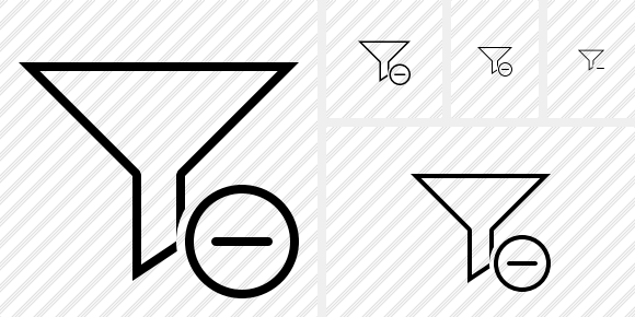 Filter Remove Icon