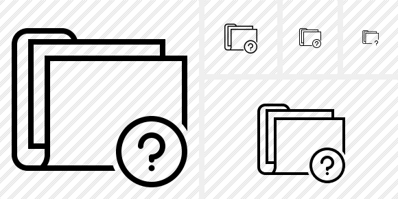 Folder Documents Help Icon