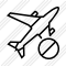 Airplane Block Icon