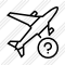 Airplane Help Icon