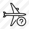 Airplane Horizontal Help Icon