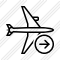 Airplane Horizontal Next Icon