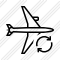 Airplane Horizontal Refresh Icon