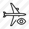 Airplane Horizontal View Icon